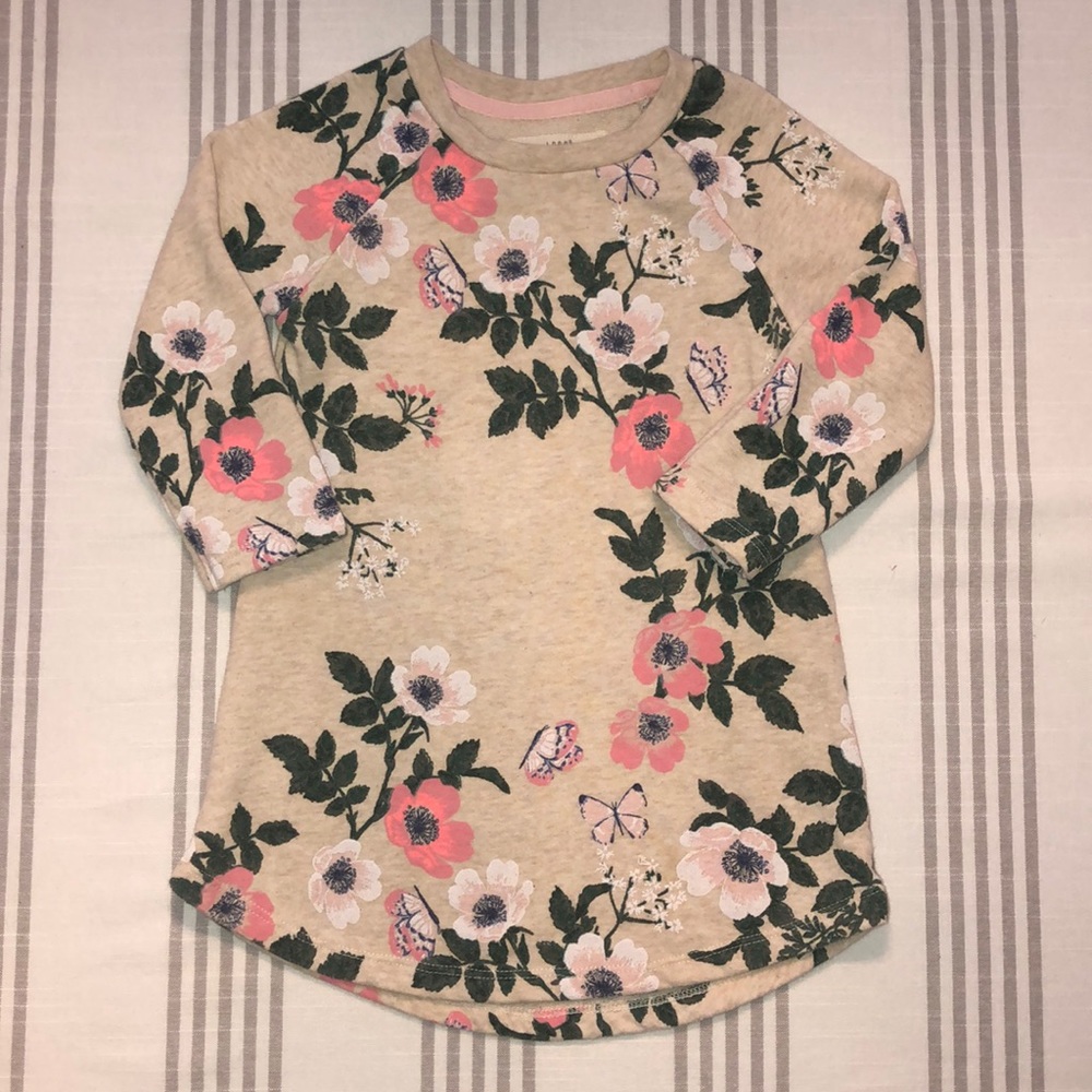 Floral print dress toddler girl